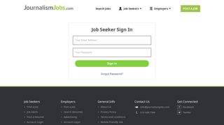 Job Seeker Account Login