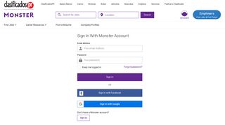 Sign In With Monster Account - Find Jobs: Search millions of jobs now ...