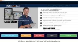 Job Sheet Management Software with offline iOS and Android Apps