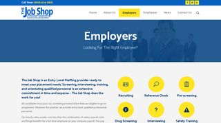 The Job Shop | Employers