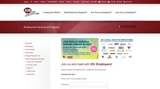 Job Skills' Employment Services and Programs