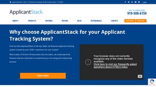 ApplicantStack: Applicant Tracking System | HR Software
