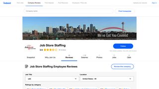 Working at Job Store Staffing in Broomfield, CO: Employee Reviews ...