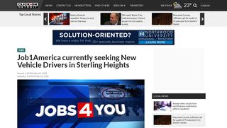 Job1America currently seeking New Vehicle Drivers in Sterling...