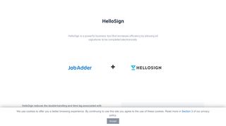 HelloSign | JobAdder