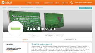 4 Customer Reviews & Customer References of Jobaline.com ...