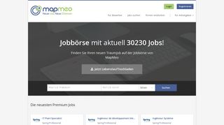 Jobs, Arbeit, Jobsuche und Stellenangebote finden | Jobbörse MapMeo