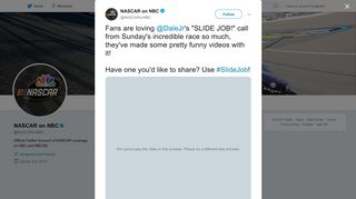 NASCAR on NBC on Twitter: 
