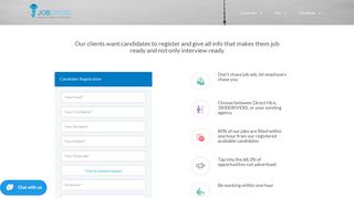 JobDroid – Candidate Registration