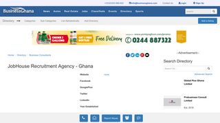JobHouse Recruitment Agency - Ghana - BusinessGhana