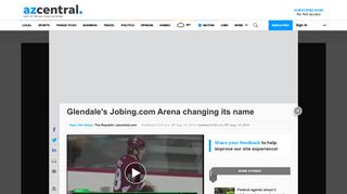 Glendale's Jobing.com Arena changing its name - AZCentral.com