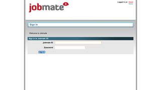 Sign in to Jobmate