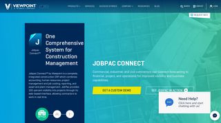 Complete, Integrated Construction ERP | Jobpac Connect | Viewpoint
