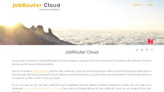 Jobrouter Cloud