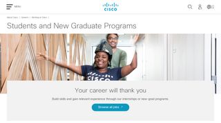 Students and New Graduates | Cisco Careers - Cisco