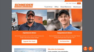 Company Truck Driver Jobs - Schneider Jobs