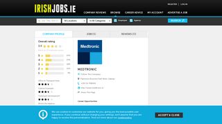 Medtronic Jobs and Reviews on Irishjobs.ie