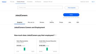 Jobs2Careers Careers and Employment | Indeed.com