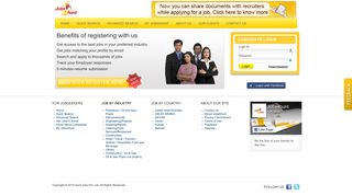 Already registered user login here - Jobs4Hunt