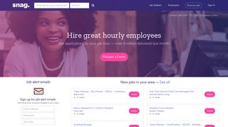 Snagajob: Job Search | Hourly Job Postings