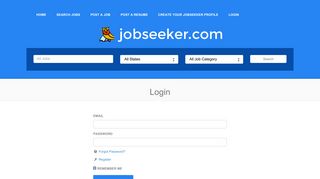 Login - Jobseeker | Job Searching Just Got Easy