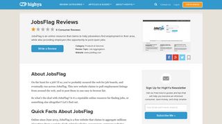 JobsFlag Reviews - Is it a Scam or Legit? - HighYa