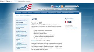 UI ICE | Job Service North Dakota