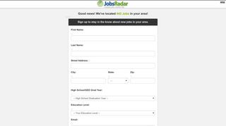 Search Jobs - Job Listings | JobsRadar