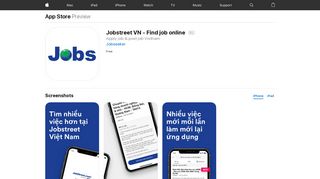 Jobstreet VN - Find job online on the App Store - iTunes - Apple