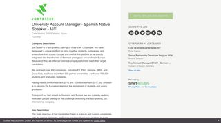 JobTeaser University Account Manager - Spanish Native Speaker - M ...