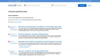All Jobs Jobtome Jobs In South Africa | Recruit.net