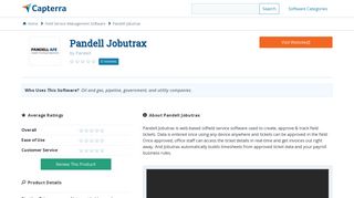 Pandell Jobutrax Reviews and Pricing - 2019 - Capterra