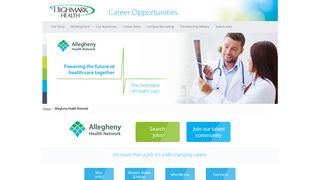 Allegheny Health Network - Highmark Health - Highmark Health Careers