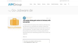 go-jobware.de | AIM Group