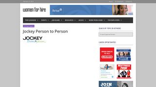Jockey Person to Person | Women For Hire