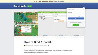 How to Bind Account? | Facebook