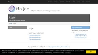 Login to Flo-Joe courses