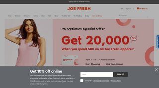Joe Fresh: Stylish Women's, Men's, & Kids' Clothing | JOEFRESH.COM