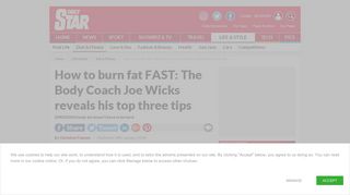 How to lose weight: Joe Wicks The Body Coach reveals his top three ...