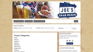 Joe's Crab Shack Career Center
