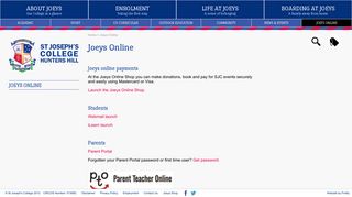 St Joseph's College » Joeys Online