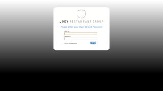 Login Form - JOEY Restaurants