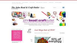 The John Bead & Craft Outlet – Open Everyday