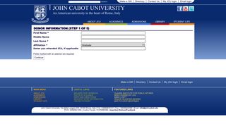 Study Abroad Rome Italy - John Cabot University: an American ...