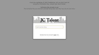 JC Talent :: User Activation