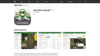 John Deere AgLogic™ on the App Store - iTunes - Apple
