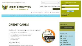 Credit Cards - Deere Employees Credit Union