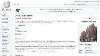 Lloyd Sealy Library - Wikipedia