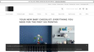 New baby checklist: everything you need for the first six ... - John Lewis
