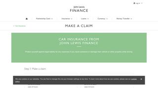 Make a Claim - Car insurance | John Lewis Finance